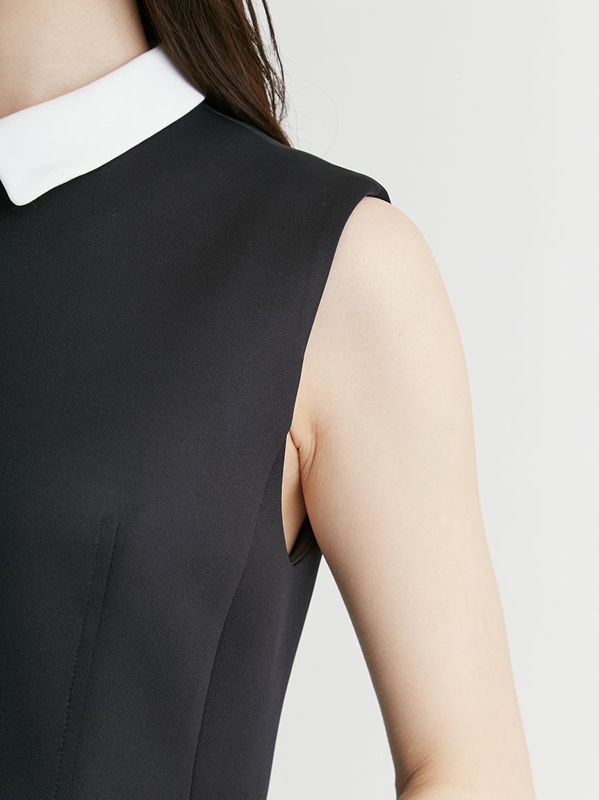 衿付きペプラムミニワンピース(デイリーワンピース)|DRESS 衿付きペプラムミニワンピース(デイリーワンピース)|DRESS