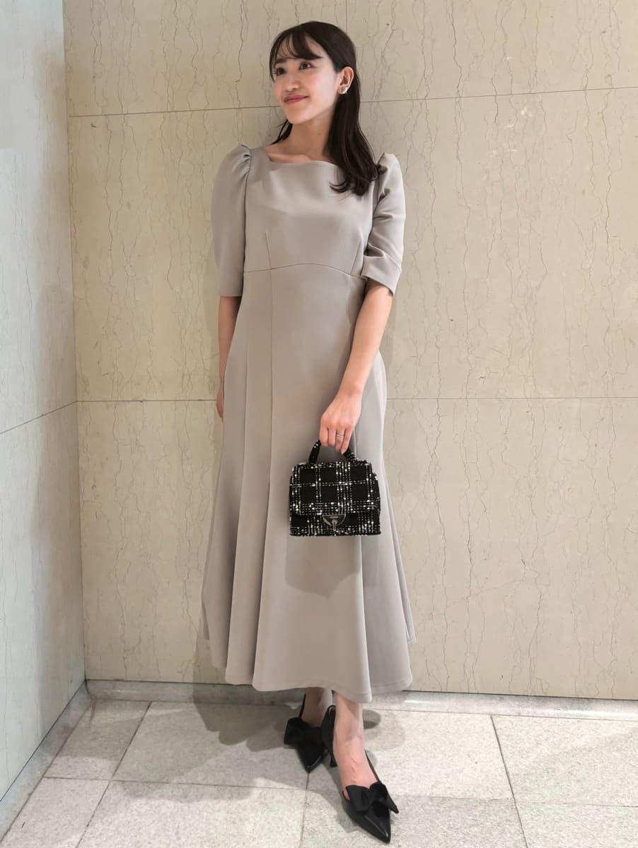 ポンチマーメイドシルエットワンピース(デイリーワンピース