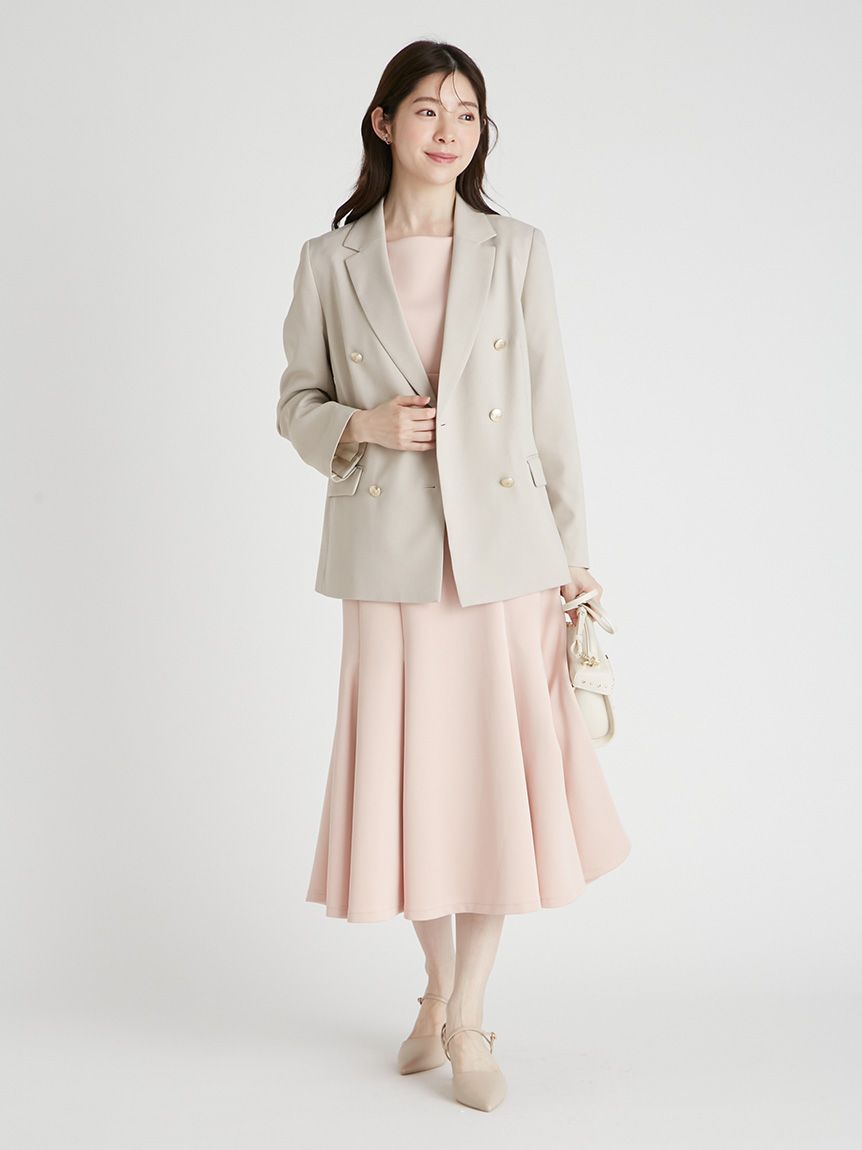 ポンチマーメイドシルエットワンピース(デイリーワンピース