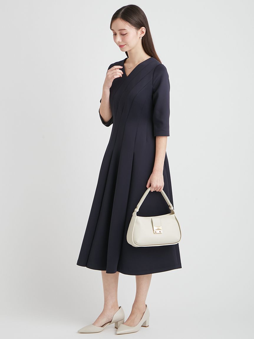 洗える】ツイストポンチワンピース(デイリーワンピース)｜DRESS