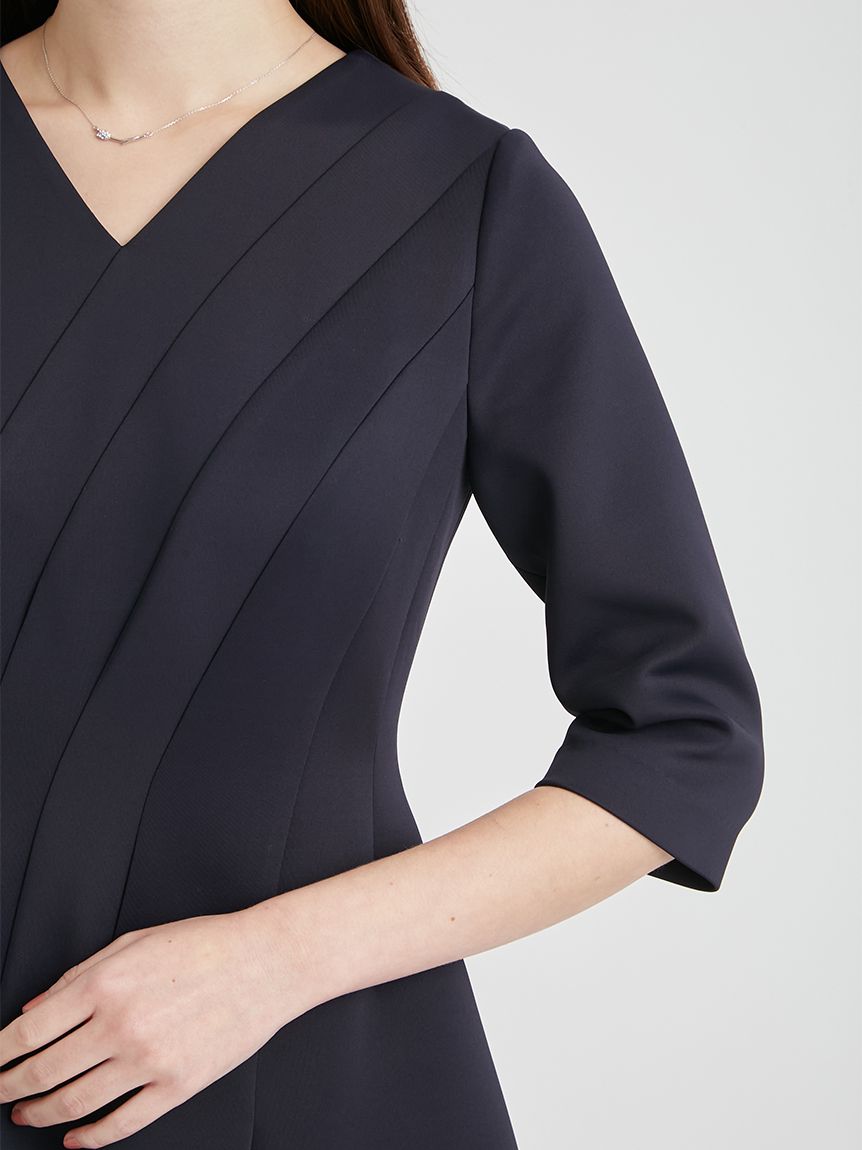 洗える】ツイストポンチワンピース(デイリーワンピース)｜DRESS