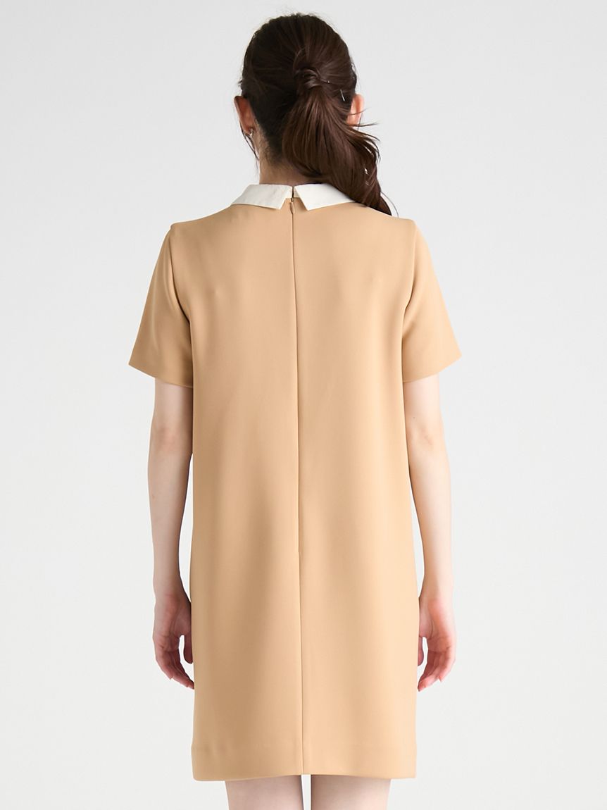 洗える】リボンモチーフミニワンピース(ミニワンピース)｜DRESS