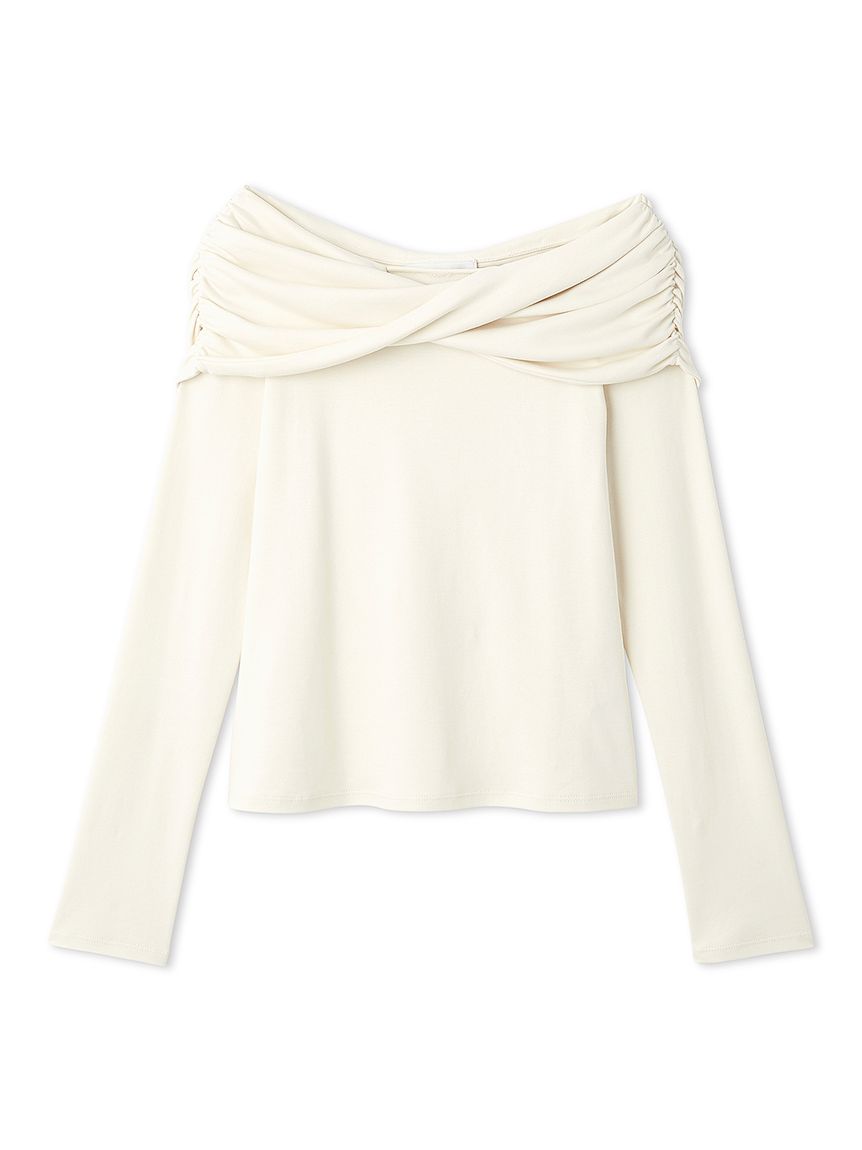ツイストケープカットソー(カットソー)｜TOPS（トップス
