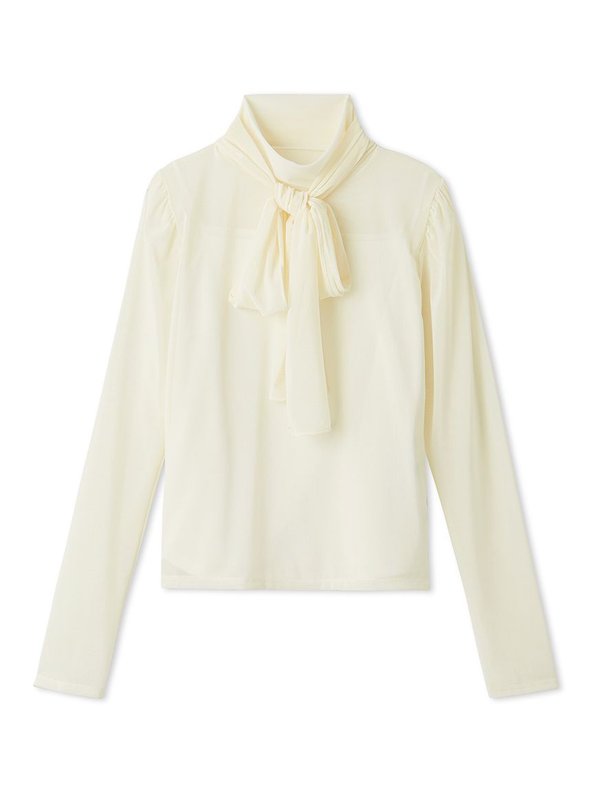 スパンメッシュトップス(カットソー)｜TOPS（トップス