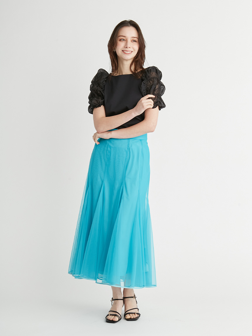 シュリンクスリーブカットソー(カットソー)｜TOPS（トップス