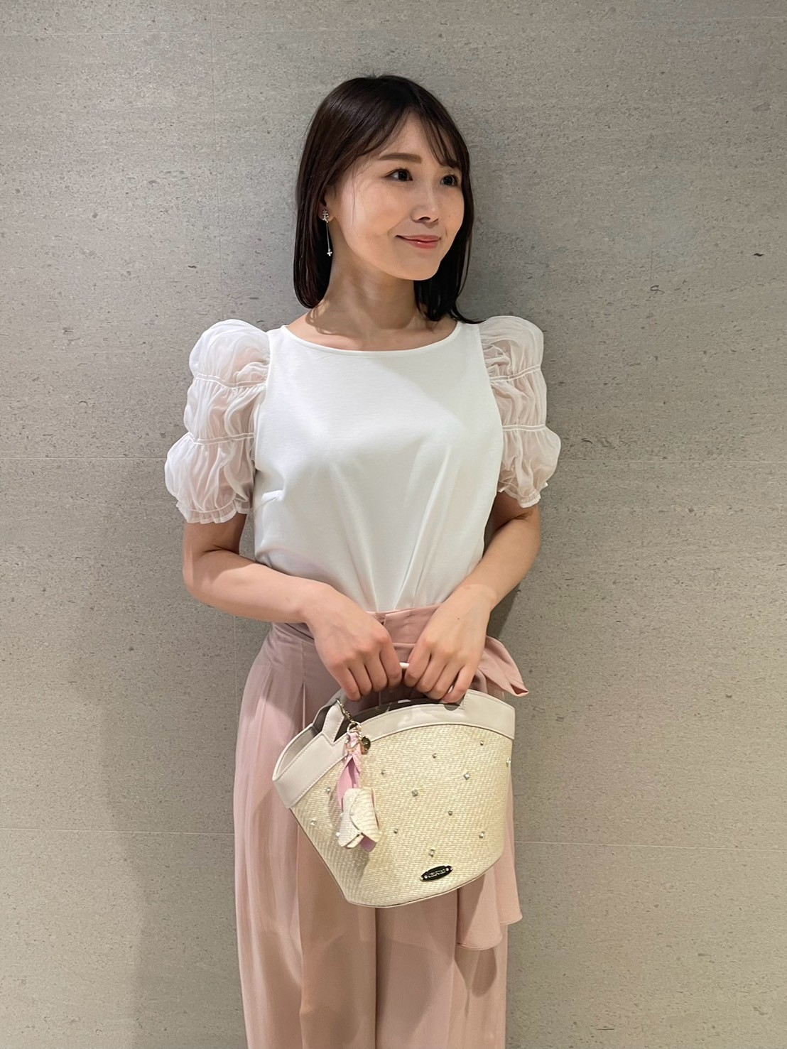 シュリンクスリーブカットソー(カットソー)｜TOPS（トップス