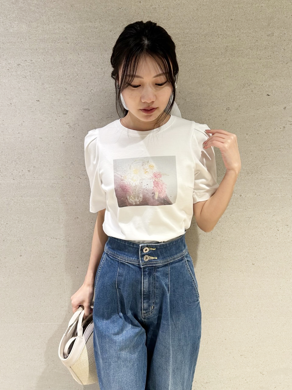 CELFORD（セルフォード）ウォータードロップスフラワーTシャツ　A ウォータードロップスフラワーTシャツ(カットソー)｜TOPS