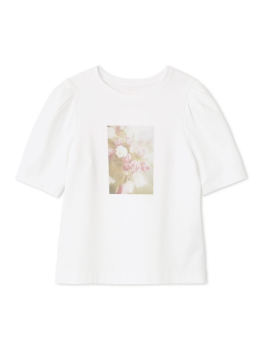 ウォータードロップスフラワーTシャツ(カットソー)｜TOPS