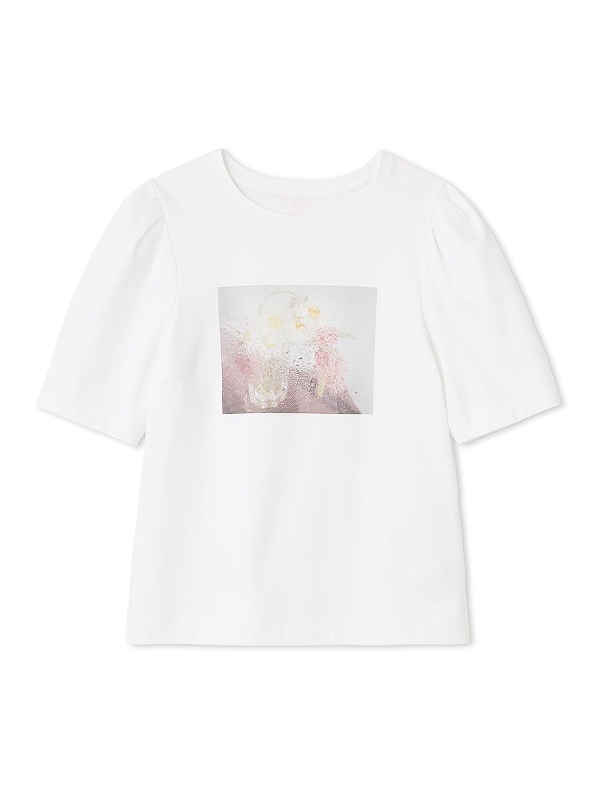 ウォータードロップスフラワーTシャツ(カットソー)｜TOPS
