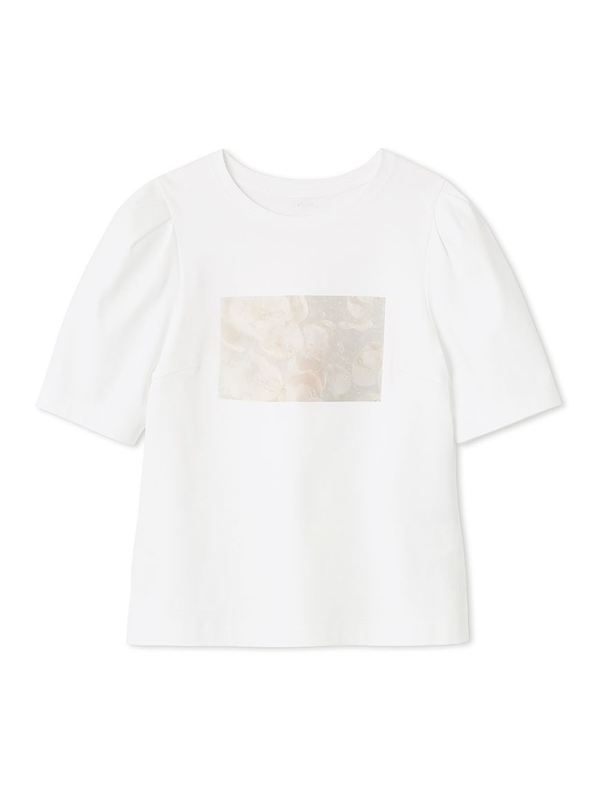 ウォータードロップスフラワーTシャツ(カットソー)｜TOPS