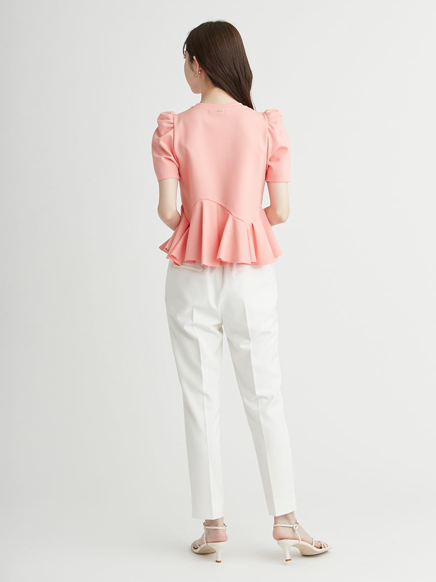 アシンメトリーソフトポンチトップス(カットソー)｜TOPS