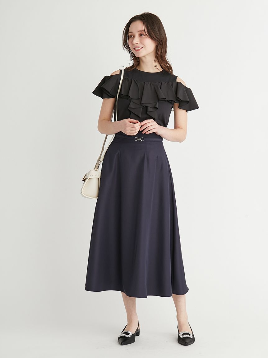 格安SALEスタート!の商品をすべて 2Wayラッフルフリルトップス(カットソー)｜TOPS（トップス トップス