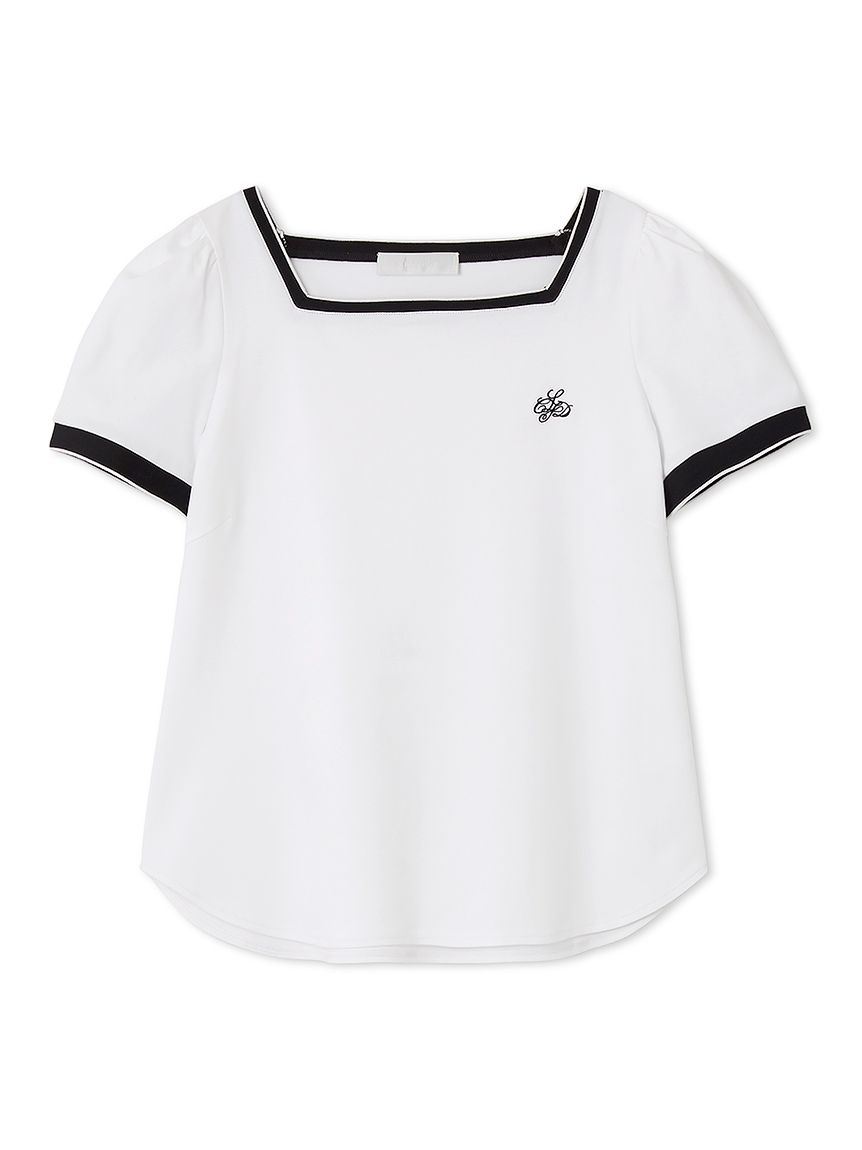CELFORD グログランTシャツ　超美品 カリグラフィ刺繍Tシャツ(カットソー)｜TOPS（トップス