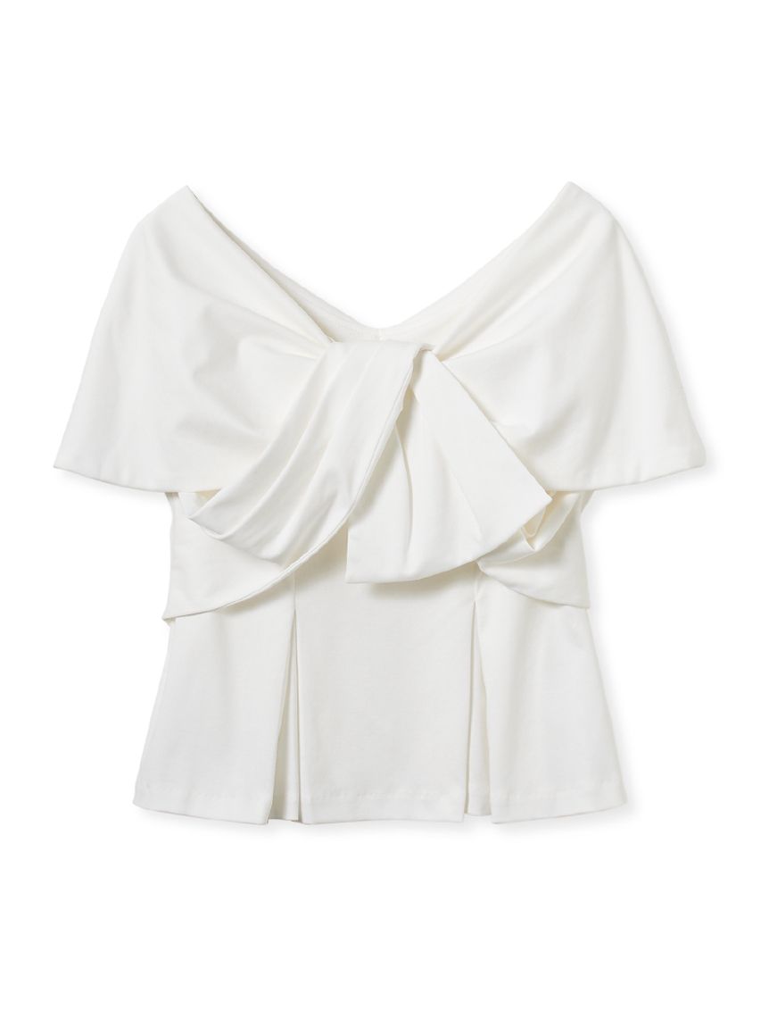 リボンモチーフカットソー(カットソー)｜TOPS（トップス