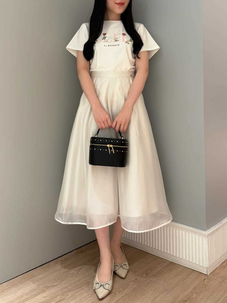 CELFORD×P.J. REDOUTEコラボ】 エンブロイダリーTシャツ