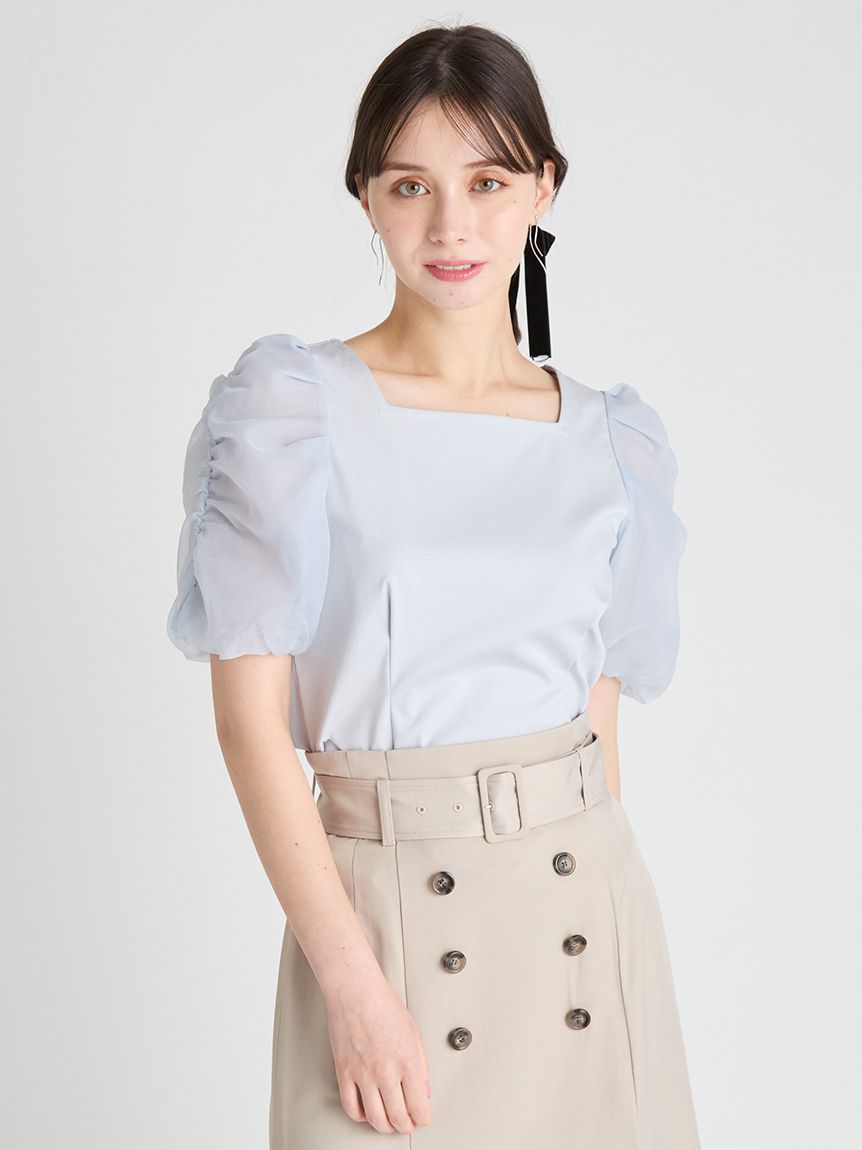 シアースリーブカットソー(カットソー)｜TOPS（トップス