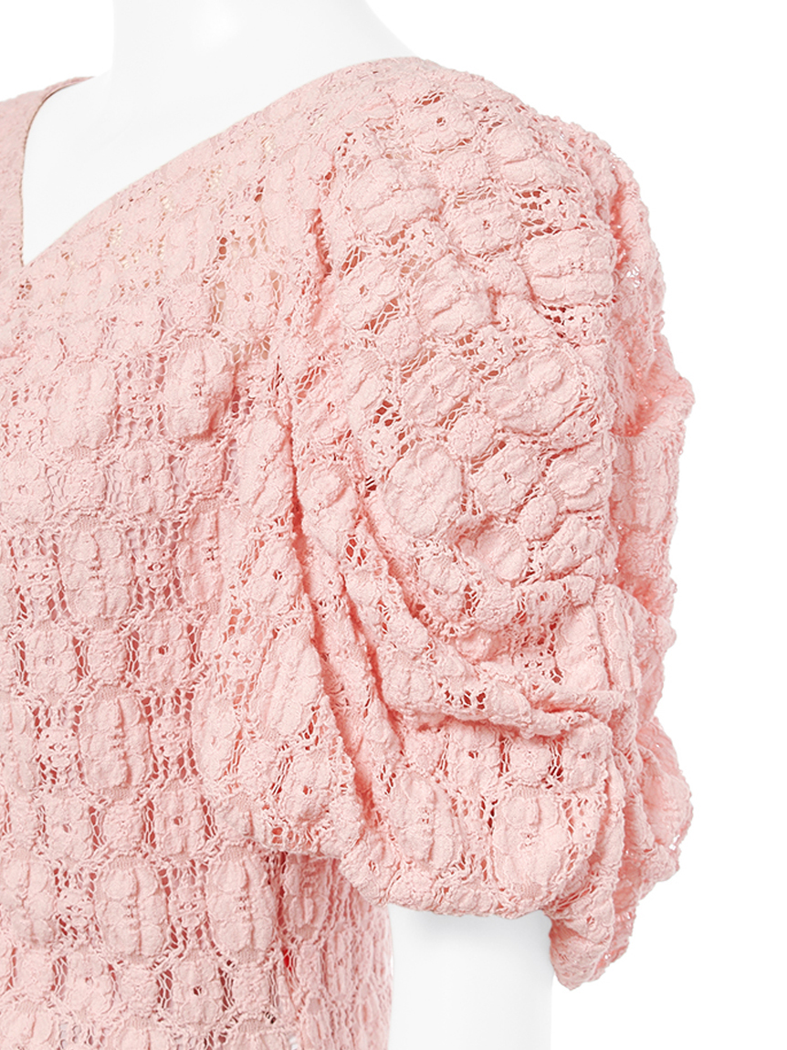 ラッセルレースカットトップス(カットソー)｜TOPS（トップス