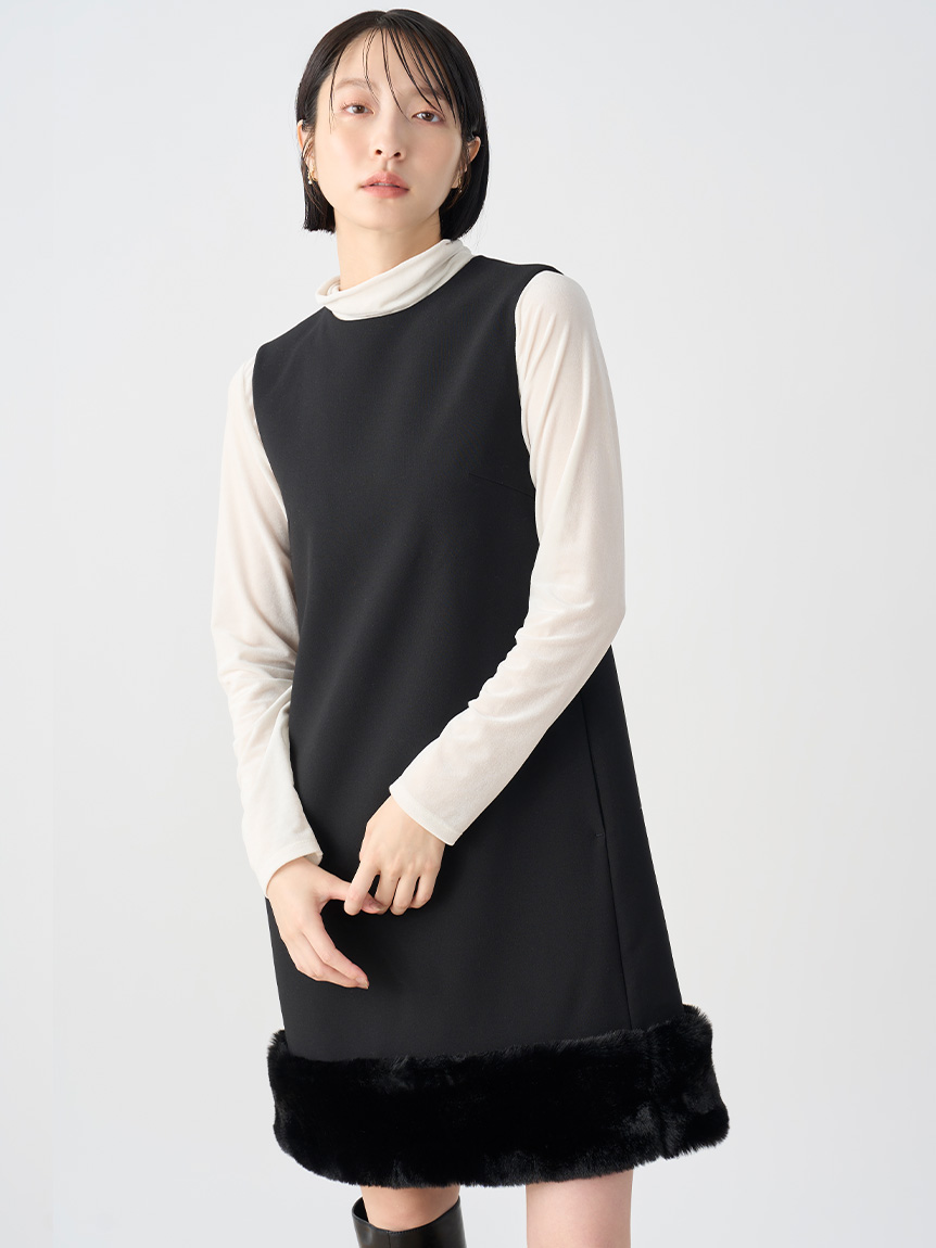 ベロアセミシアートップス(カットソー)｜TOPS（トップス