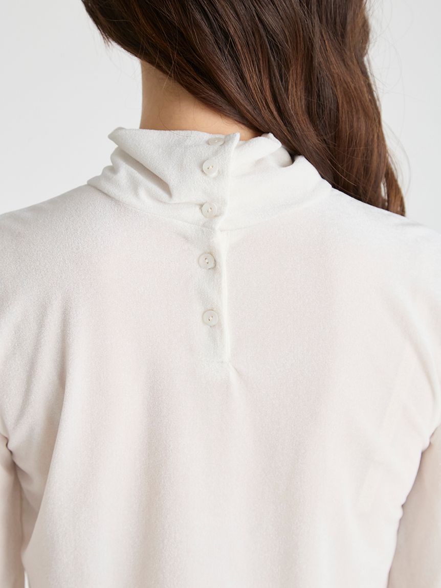 ベロアセミシアートップス(カットソー)｜TOPS（トップス