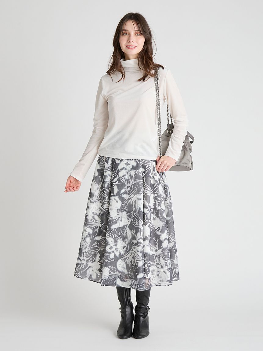 ベロアセミシアートップス(カットソー)｜TOPS（トップス