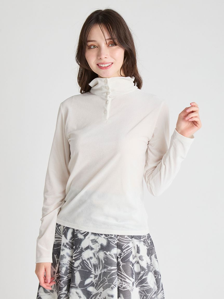 セルフオード ベロアセミシアートップス(カットソー)｜TOPS（トップス）｜CELFORD