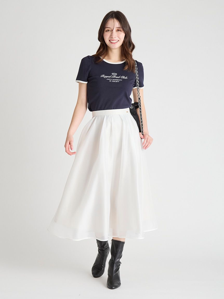 フロントロゴリンガーTシャツ(カットソー)｜TOPS（トップス