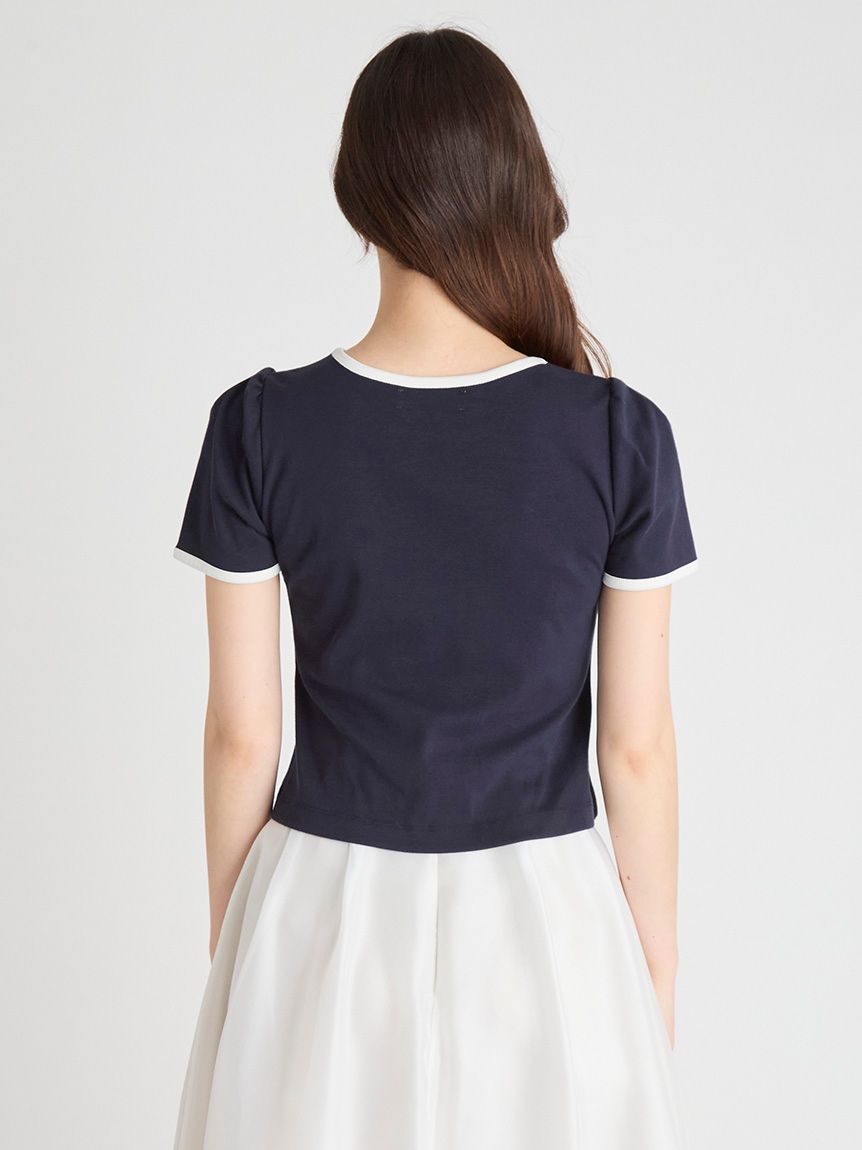 フロントロゴリンガーTシャツ(カットソー)｜TOPS（トップス