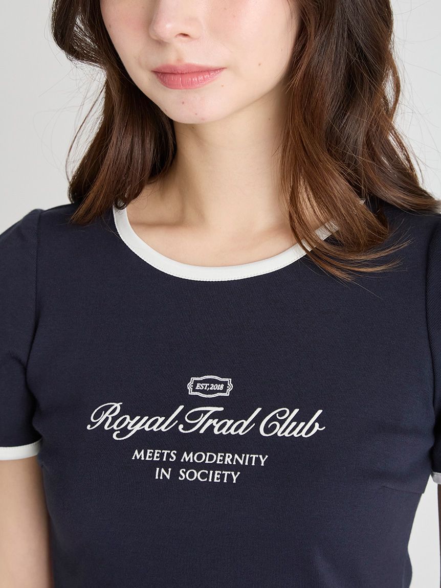 フロントロゴリンガーTシャツ(カットソー)｜TOPS（トップス