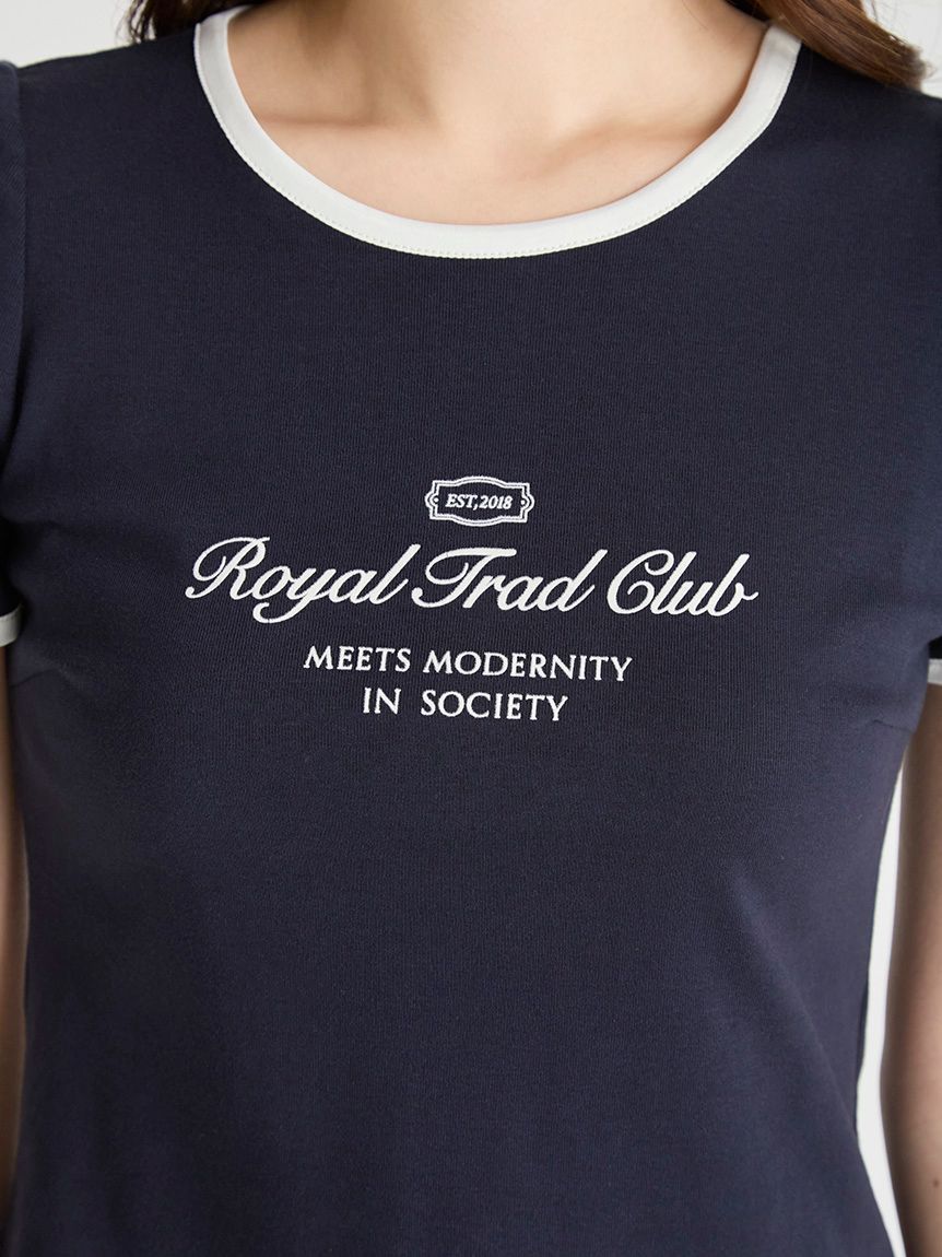 フロントロゴリンガーTシャツ(カットソー)｜TOPS（トップス