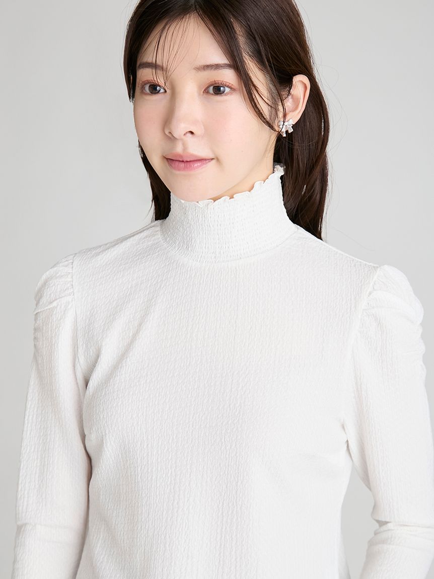 未使用★CELFORD セルフォード　シャーリングカットソートップス　OWHT シャーリングカットソートップス(カットソー)｜TOPS（トップス