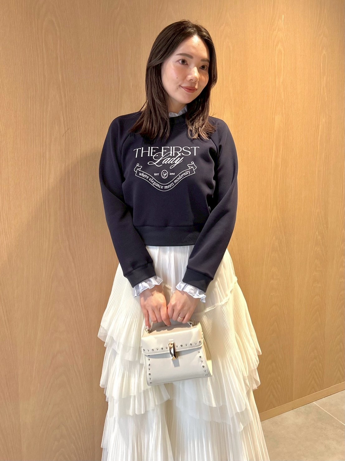 洗える】デタッチャブルスウェットトップス(カットソー)｜TOPS