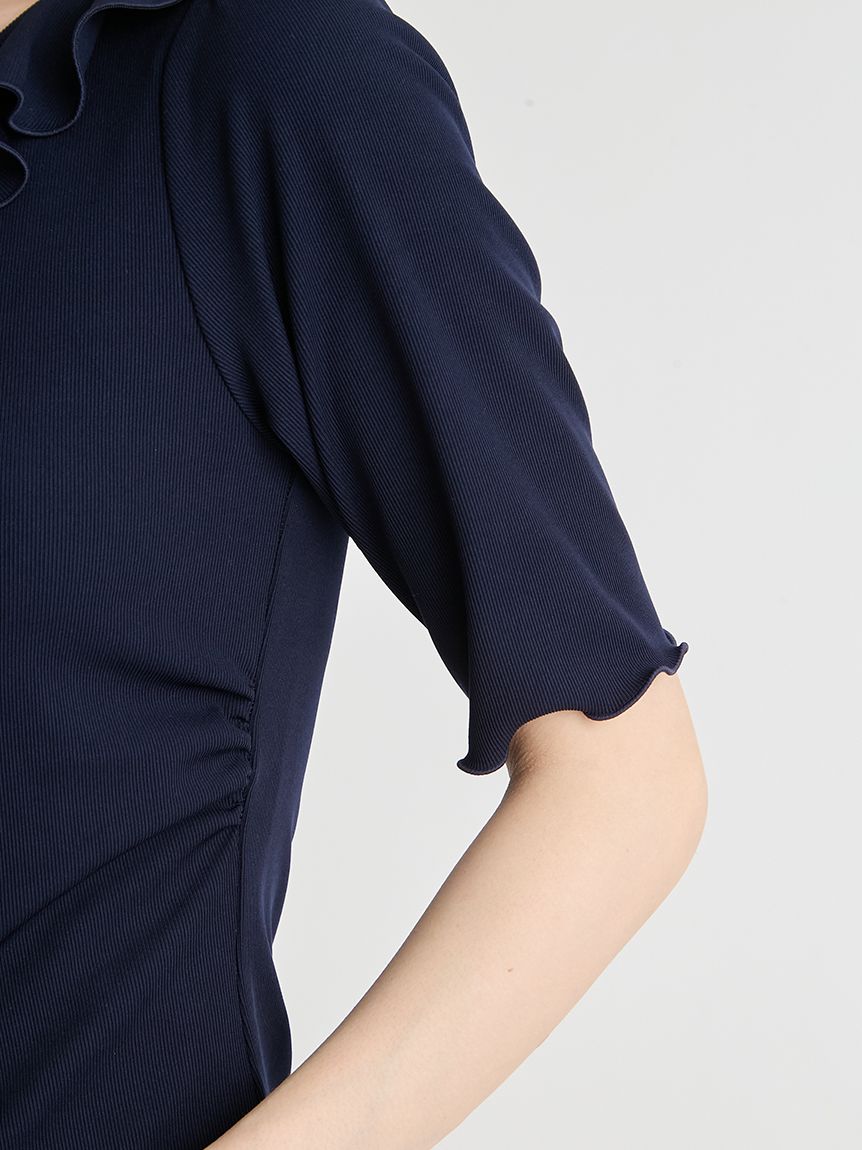 洗える】ラッフルカットトップス(カットソー)｜TOPS（トップス