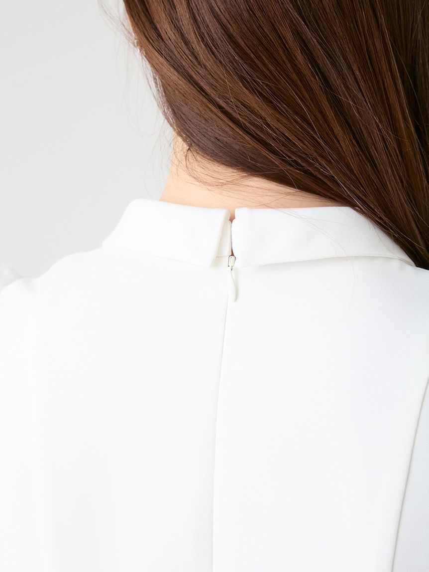 襟付きデザインスリーブブラウス(ブラウス・シャツ)｜TOPS（トップス