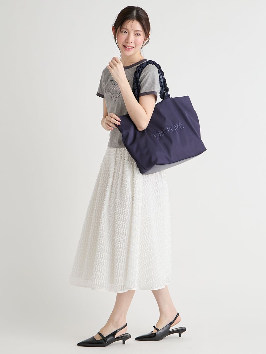 洗える】カレッジロゴリンガーTシャツ(カットソー)｜TOPS（トップス