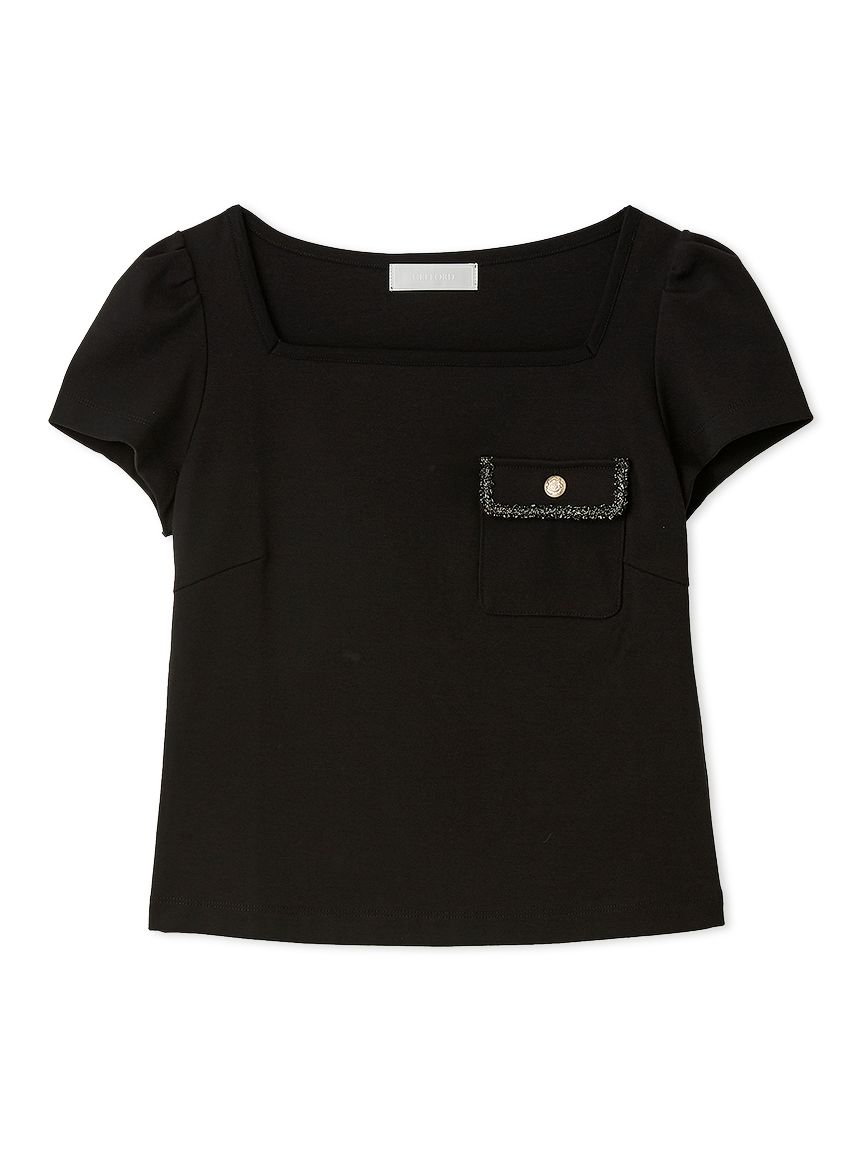 洗える】トリムポケットTシャツ(カットソー)｜TOPS（トップス