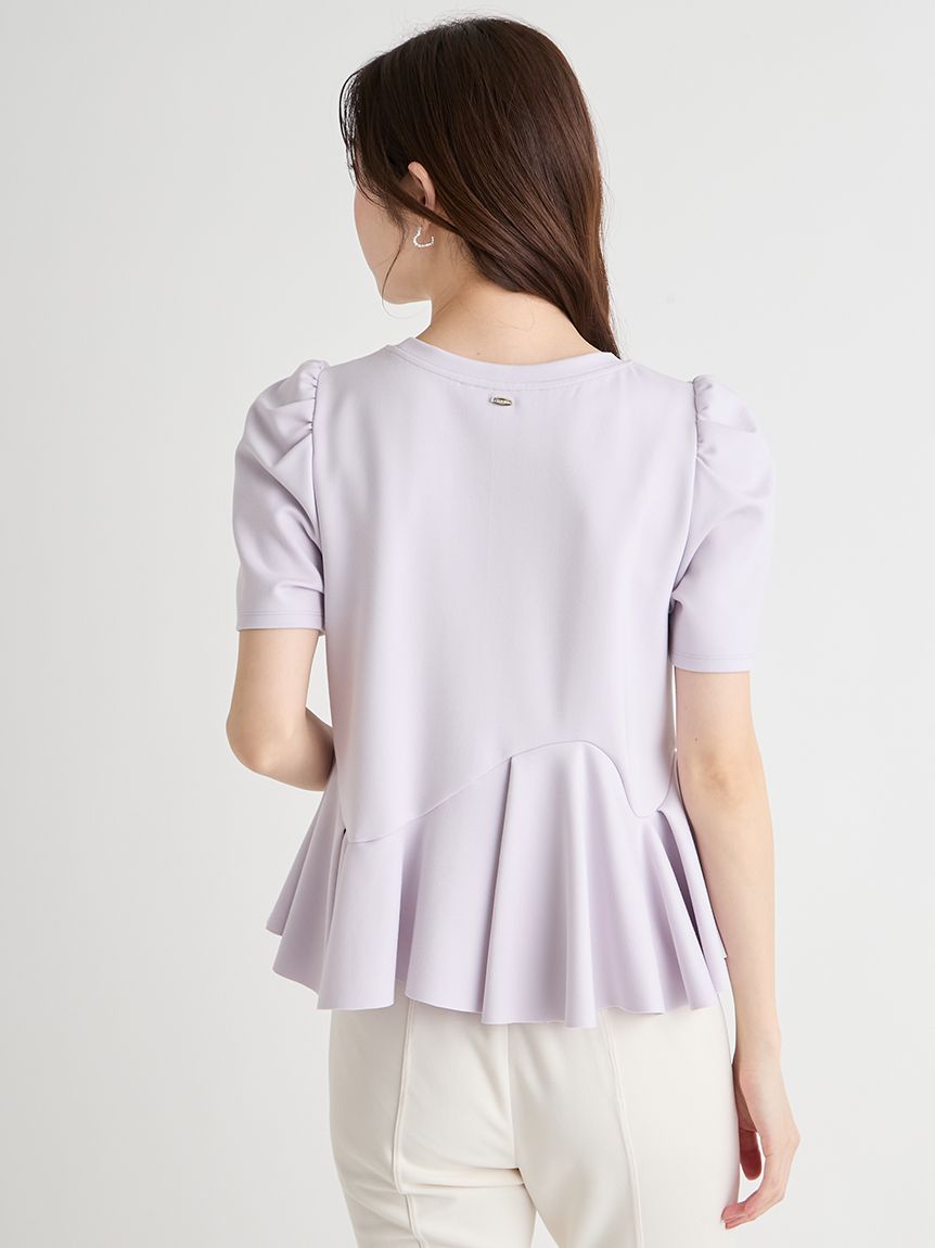 洗える】アシンメトリーカットトップス(カットソー)｜TOPS（トップス