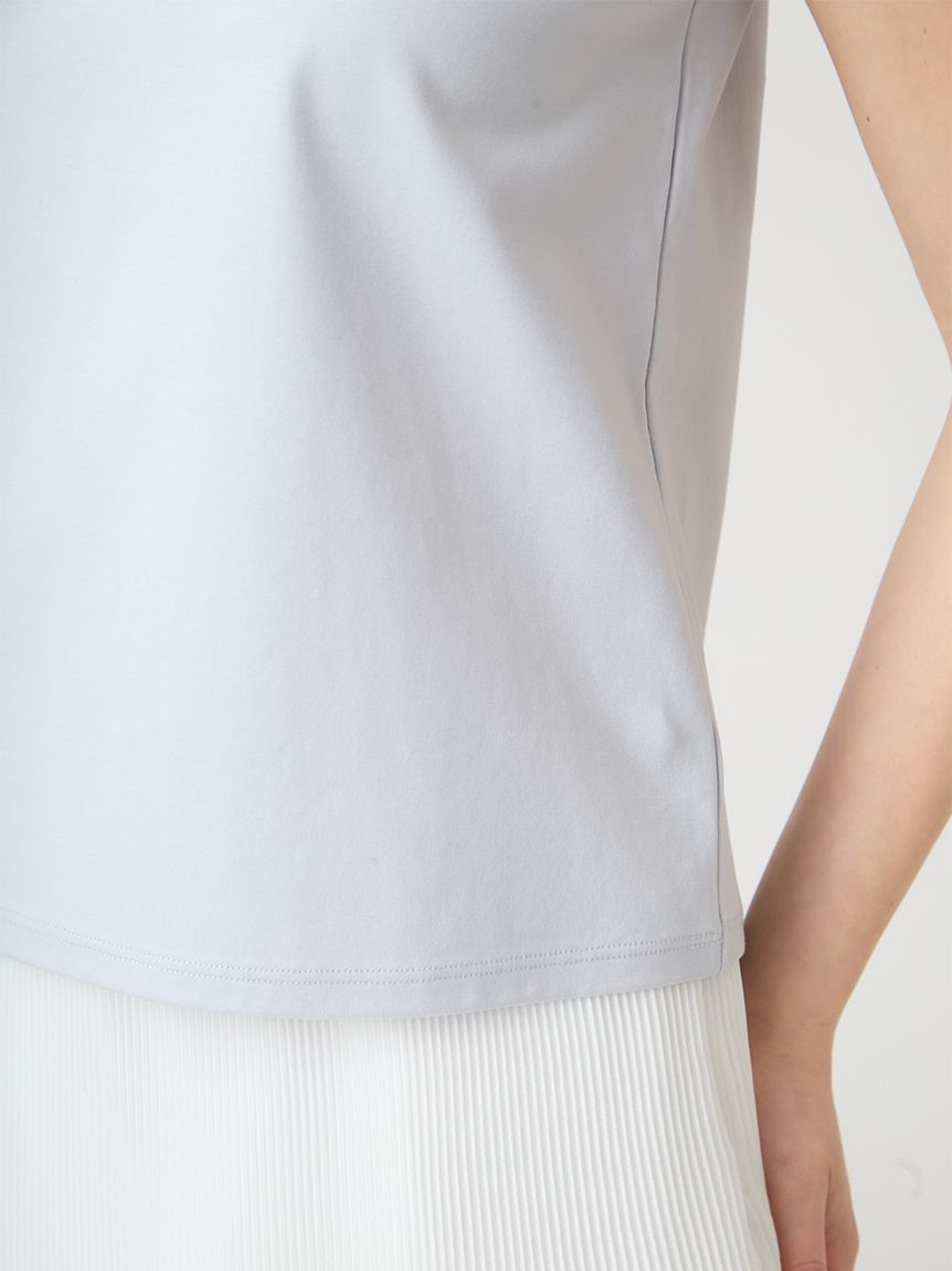 洗える】チュールスリーブカットトップス(カットソー)｜TOPS（トップス