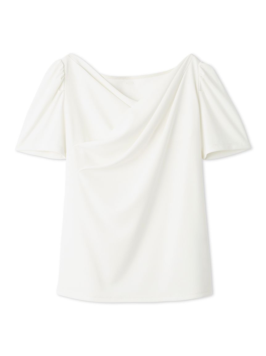 洗える】アシンメトリーカットトップス(カットソー)｜TOPS（トップス