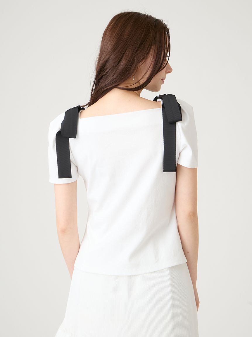 ショルダーリボンカットソー(カットソー)｜TOPS（トップス）｜CELFORD