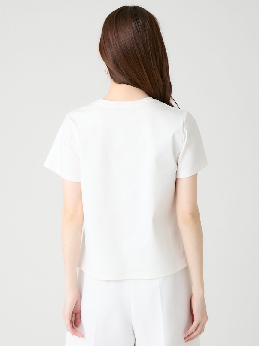 洗える】【CELFORD×P.J. REDOUTEコラボ】 3DモチーフTシャツ