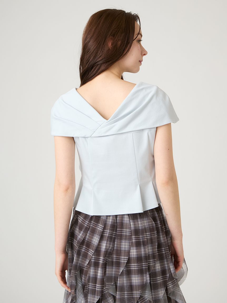洗える】【接触冷感】リボンモチーフカットソー(カットソー)｜TOPS