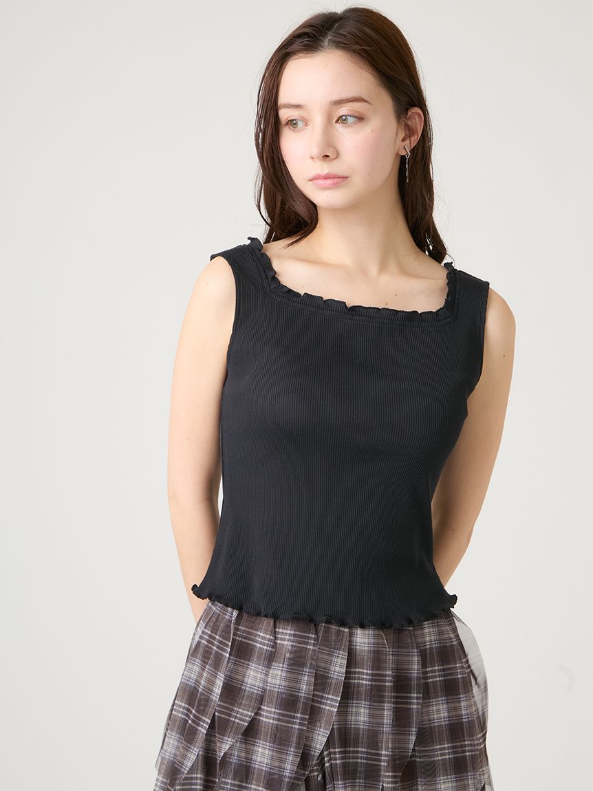 フリルデザインカットアンサンブル(カットソー)｜TOPS（トップス