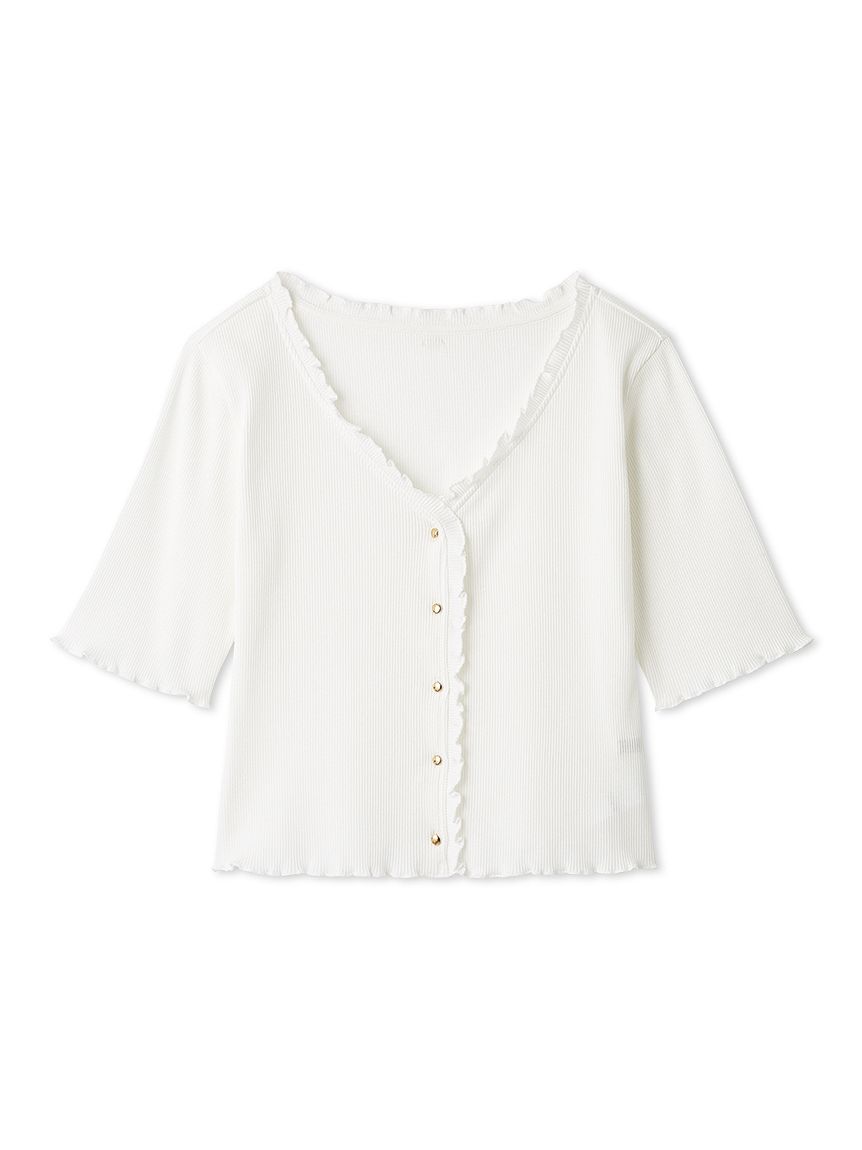 洗える】フリルデザインカットアンサンブル(カットソー)｜TOPS