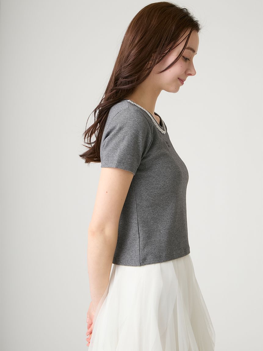 HANAE MORI×CELFORDコラボ】【洗える】ロゴカットトップス(Tシャツ