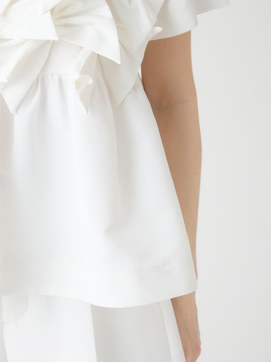 HANAE MORI×CELFORDコラボ】【洗える】バタフライリボンチュニック