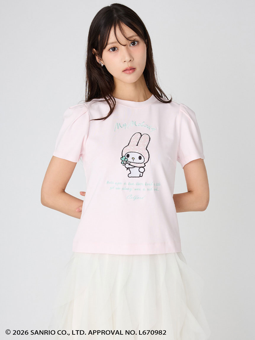 マイメロディ】 【洗える】ツイードずきんTシャツ(カットソー)｜TOPS