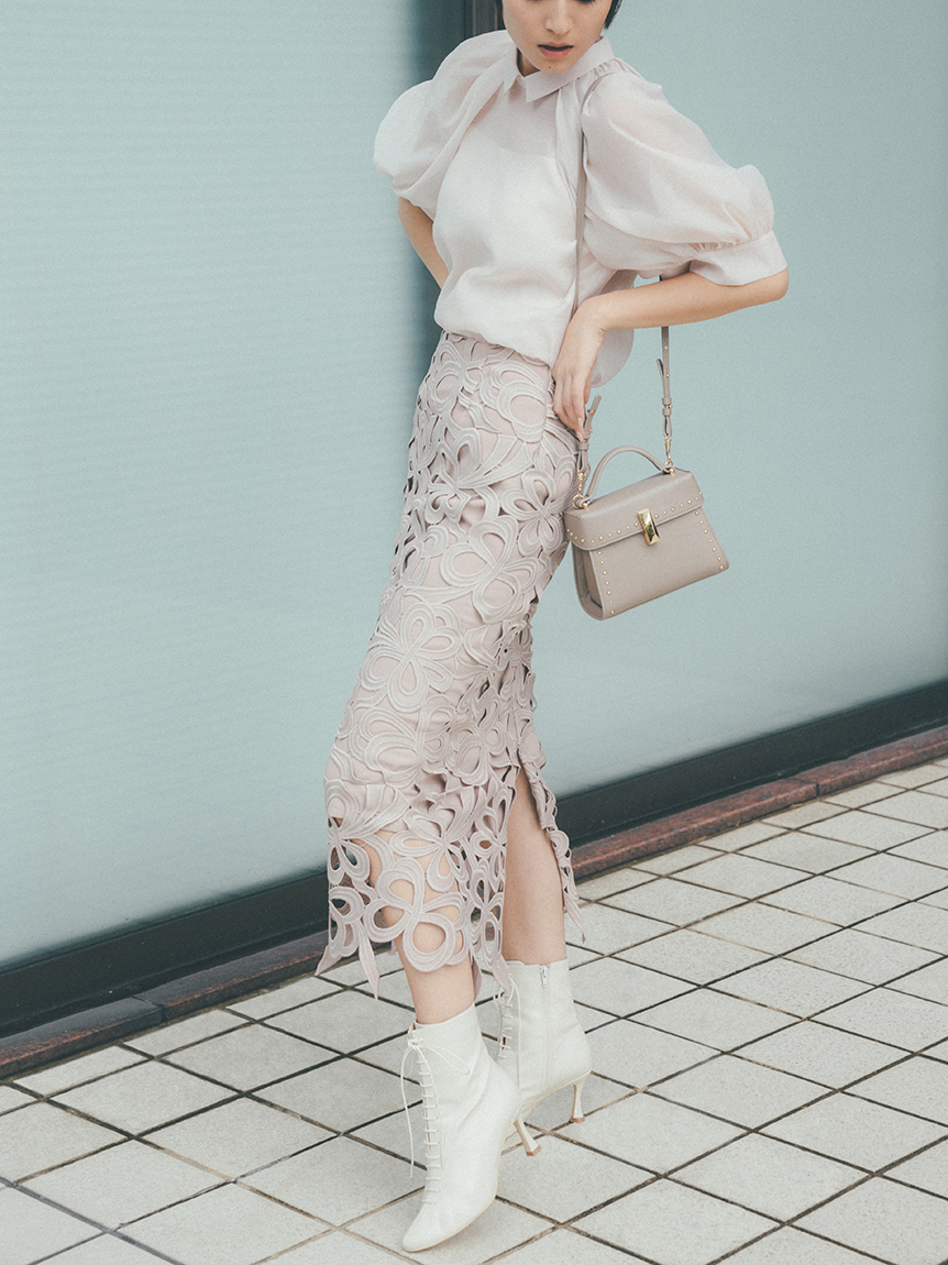 衿付きパフスリーブブラウス ブラウス Tops トップス Celford セルフォード の通販サイト 公式