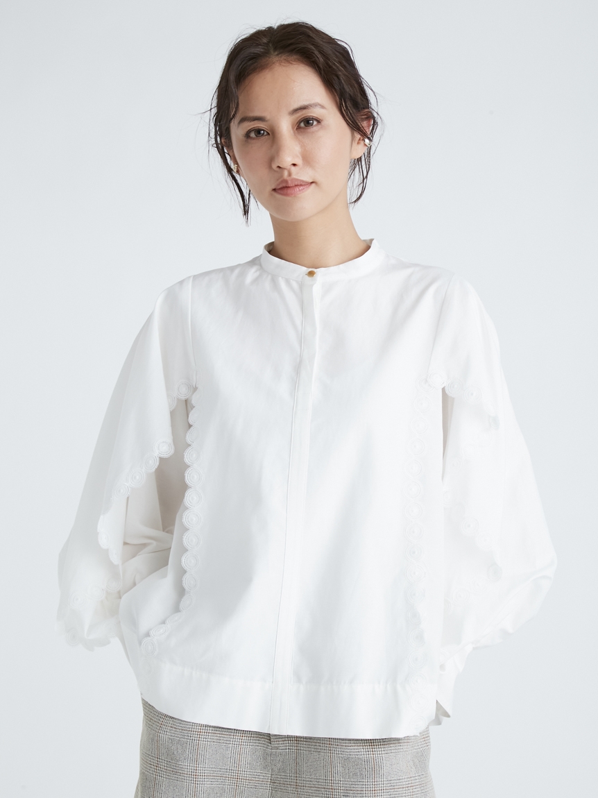 日本購入サイト 【新品タグ付き】キャサリンマランドリーノ シルク刺繍