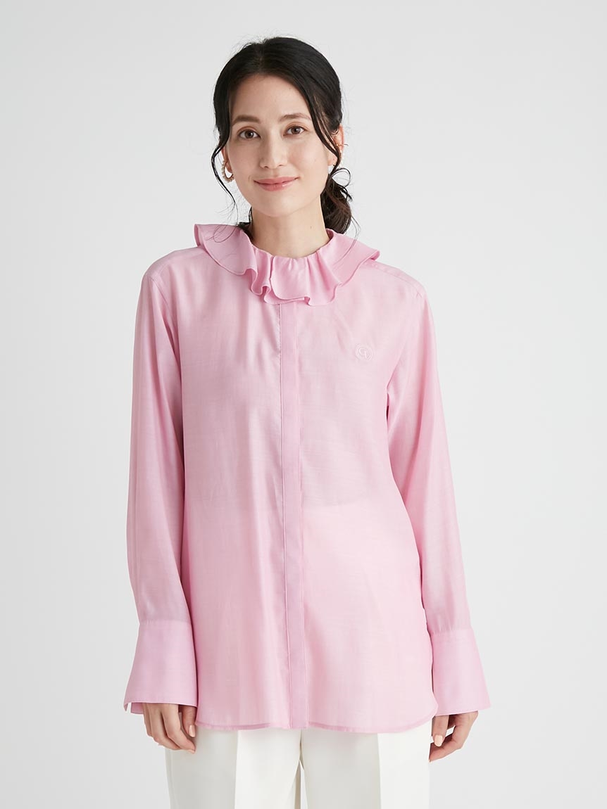 ラッフルカラーシャツ(ブラウス・シャツ)|TOPS(トップス)|CELFORD ...