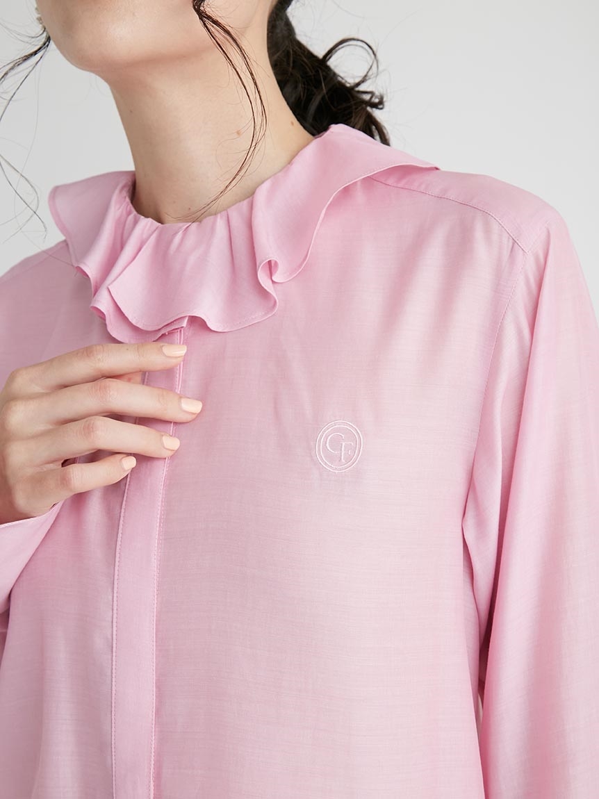 ラッフルカラーシャツ(ブラウス・シャツ)|TOPS(トップス)|CELFORD ...